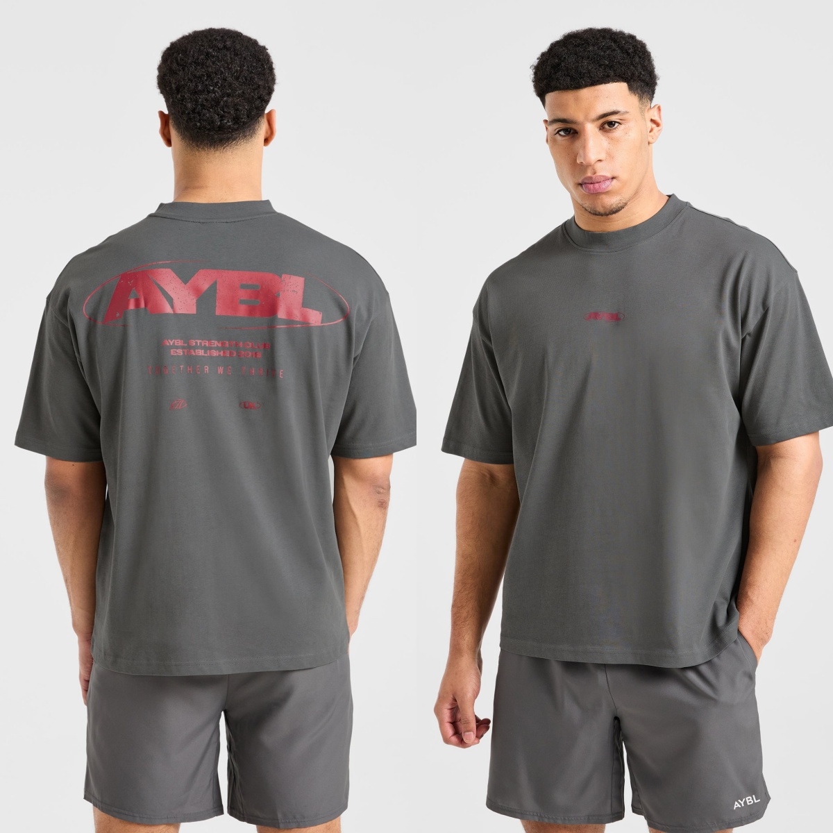 Streetwear Brand Red Logo - T-shirt de marque Red Logo Strength