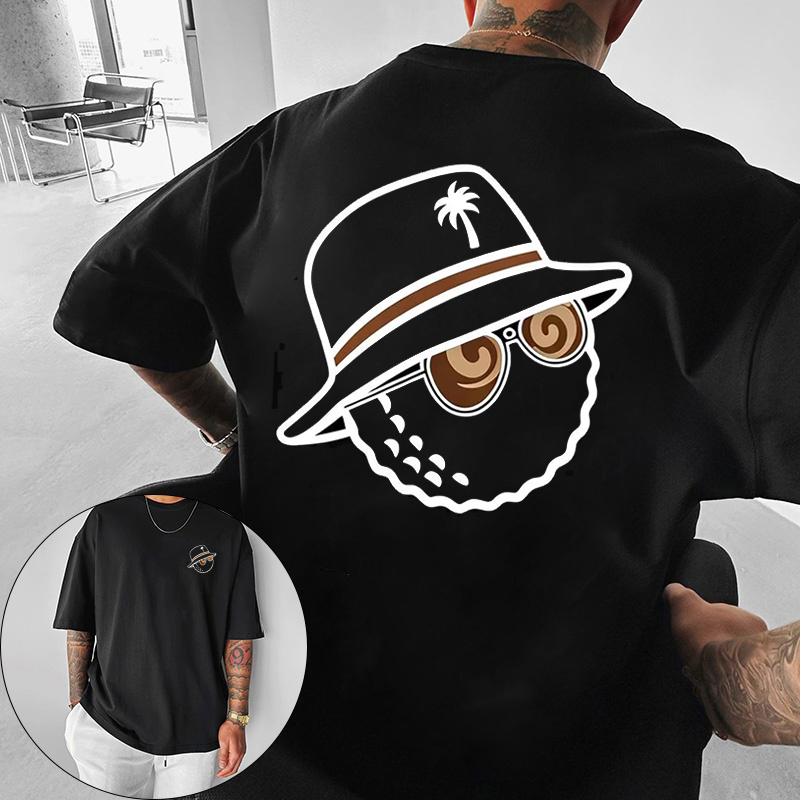 Streetwear Brand Clothing - T-shirt graphique unisexe tendance avec imprimé