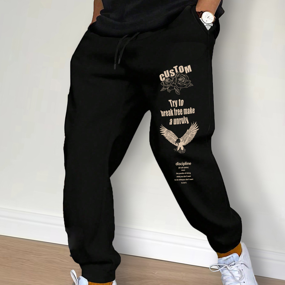 Streetwear Brand Clothing - Hommes pantalons de survêtement printemps automne