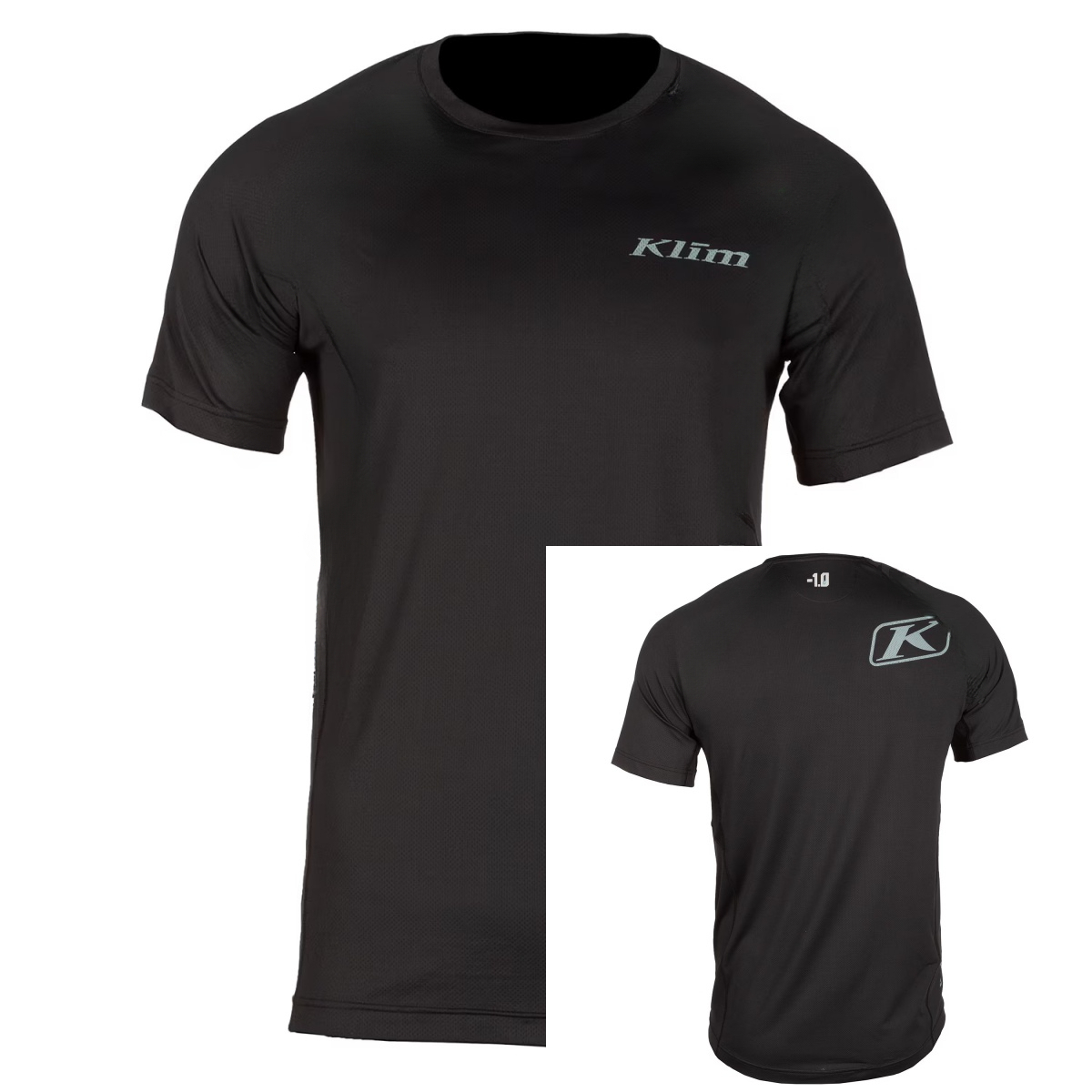 Streetwear Brand Kl - T-shirt en coton avec logo noir