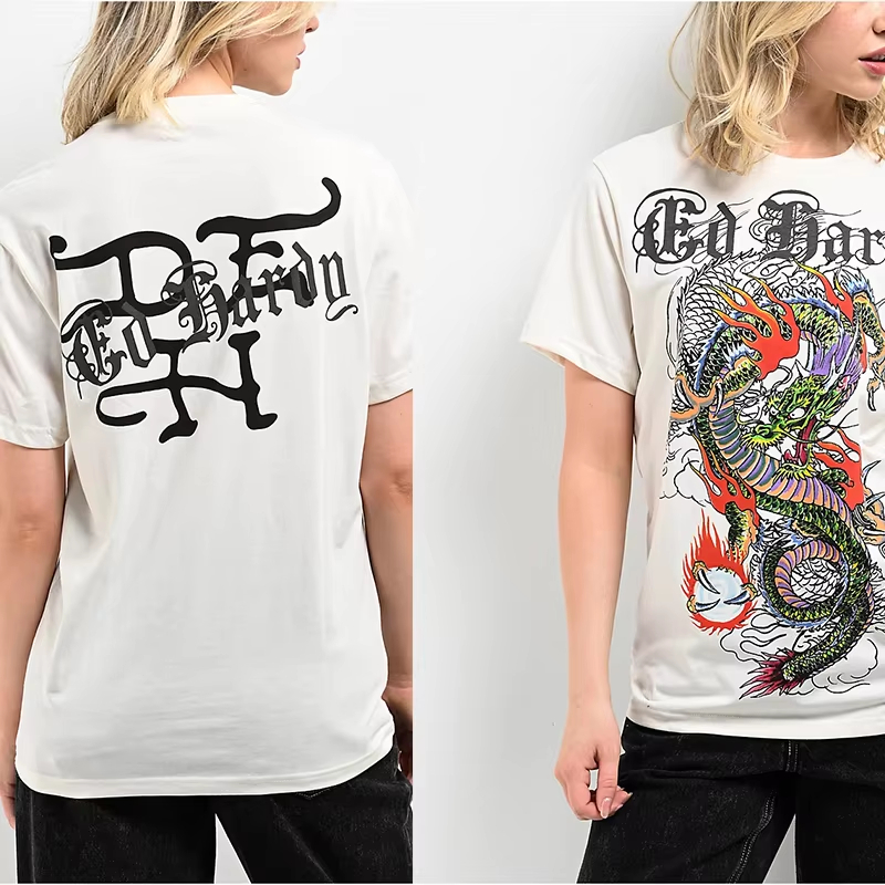T-shirt en coton avec motif Dr - Streetwear Brand In Japan avis et prix