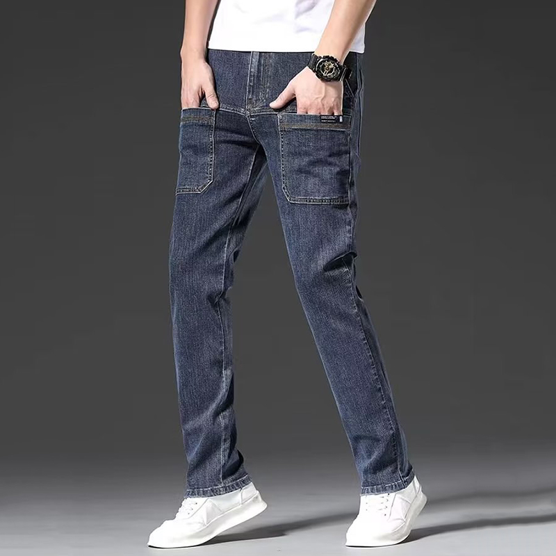 Pantalon en Denim à Jambes Étr - Streetwear Brand Sale avis et prix