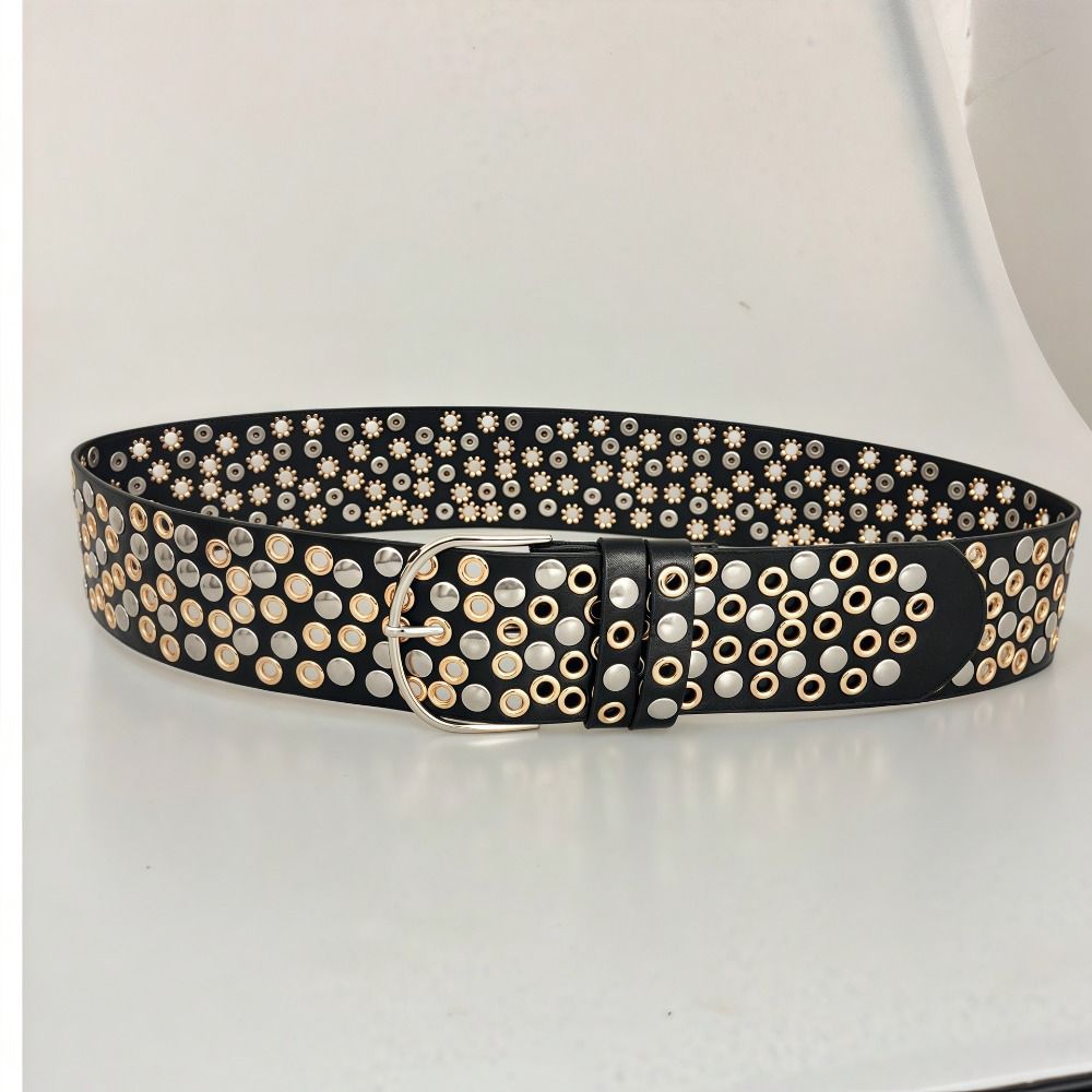 Ceinture Punk à œillets creux  - Streetwear Brand Belts avis et prix