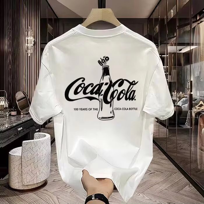 T-shirt en coton avec logo de  - Streetwear Brand Red Logo avis et prix