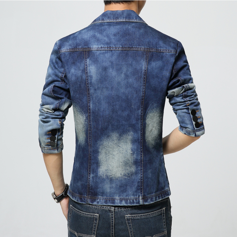 Veste en jean slim pour homme, - Streetwear Brand Jacket avis et prix