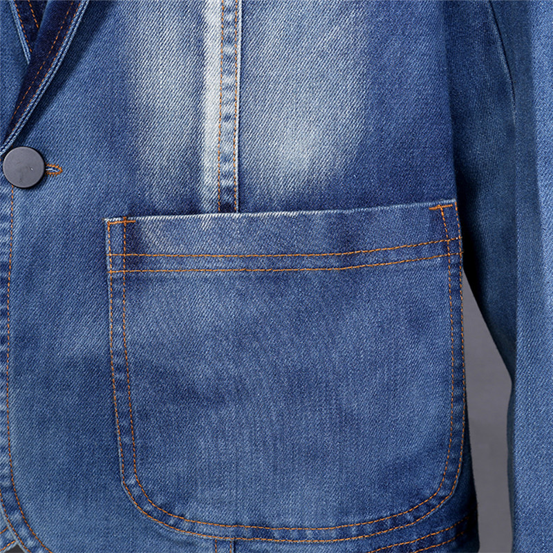 Veste en jean slim pour homme, - Streetwear Brand Jacket avis et prix
