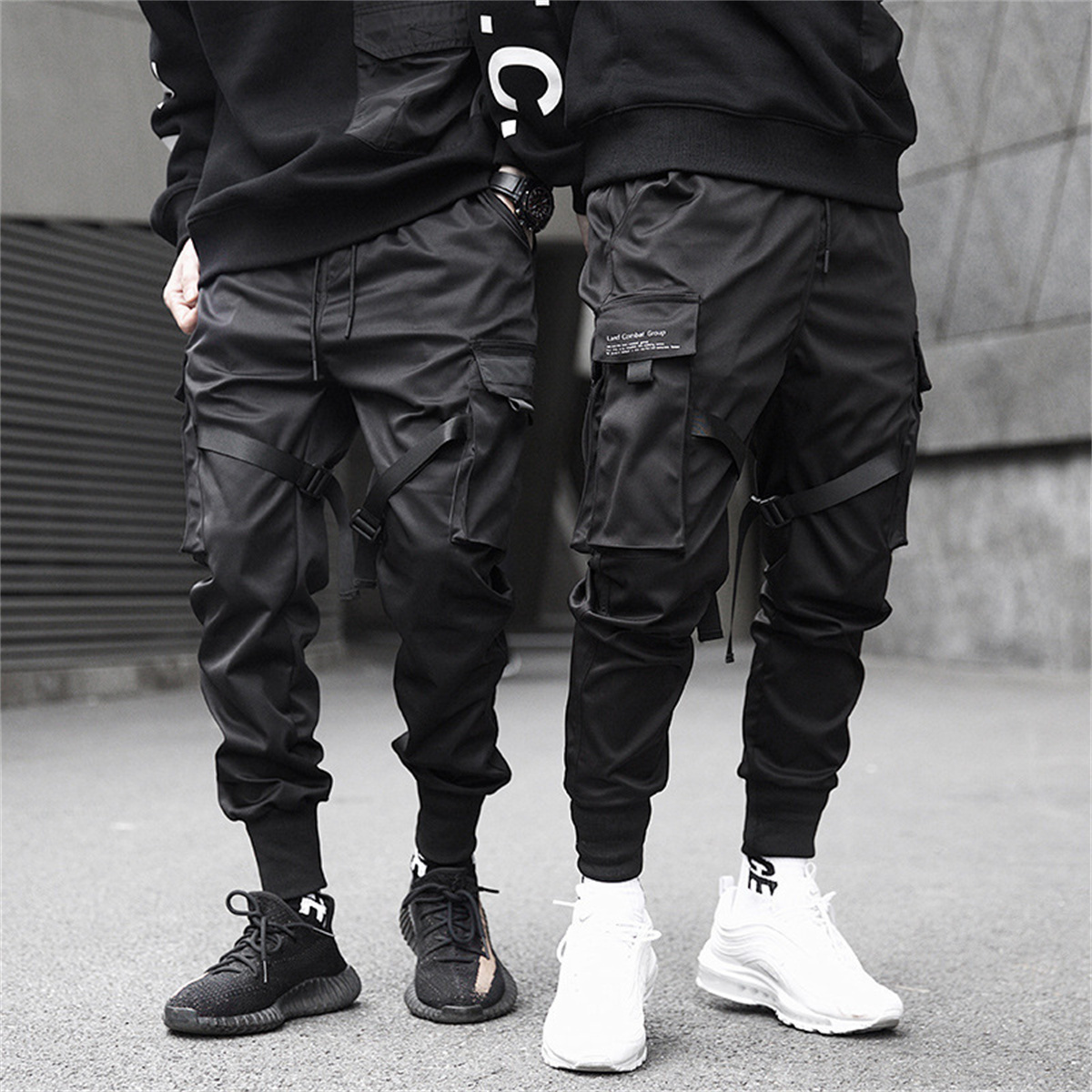 Pantalon Cargo Hip Hop noir, p - Streetwear Brand Clothing avis et prix