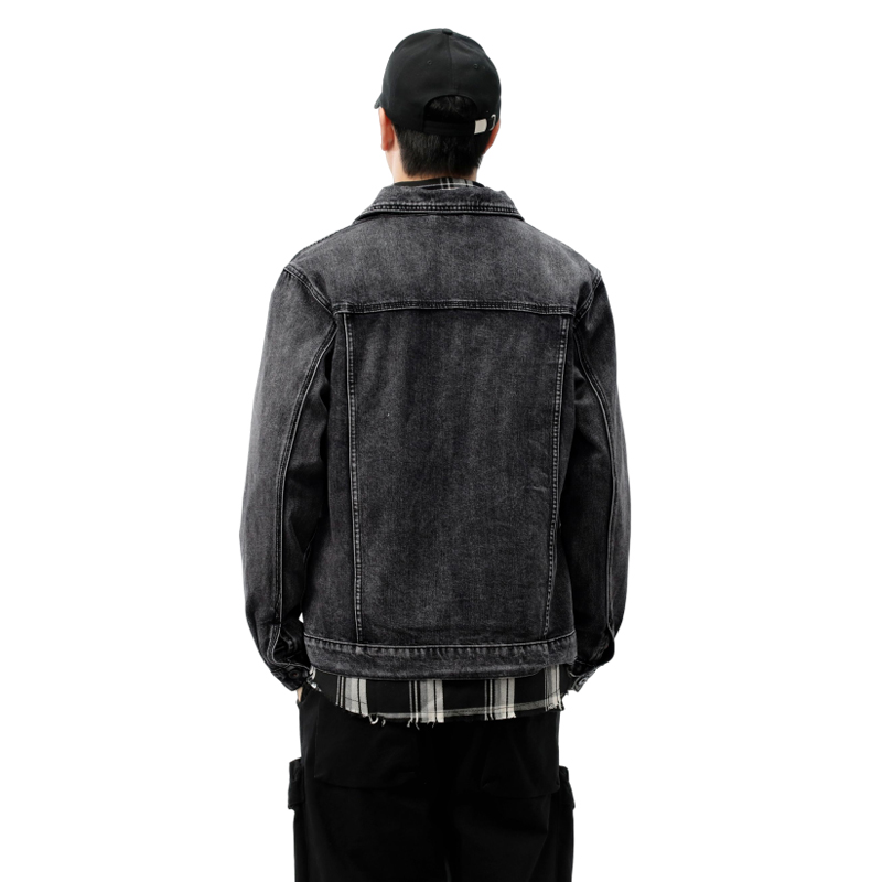 Veste en jean délavée coupe am - Streetwear Brand avis et prix