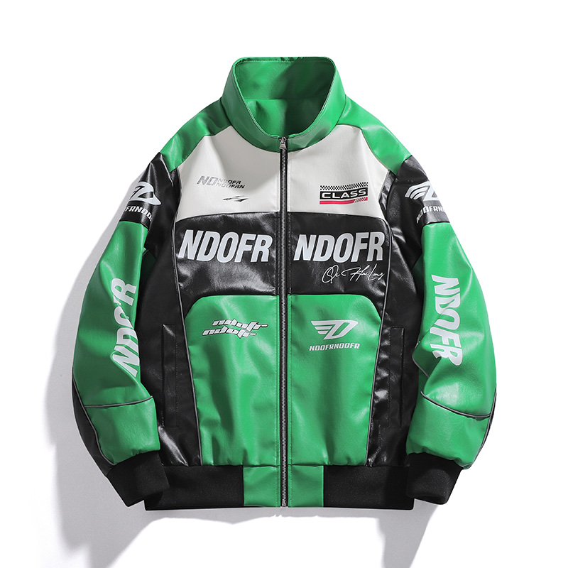 Vestes en cuir pour hommes aut - Streetwear Brand Jacket avis et prix