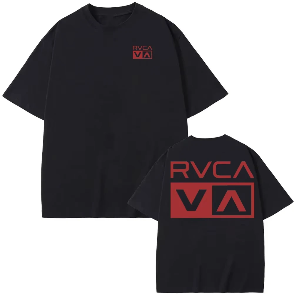 T-shirt RVCA noir en coton pou - Streetwear Brand Clothing avis et prix