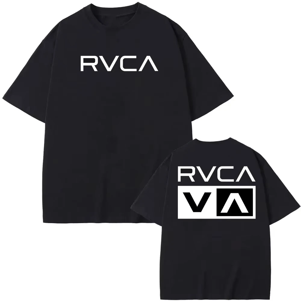 T-shirt RVCA noir en coton pou - Streetwear Brand Clothing avis et prix